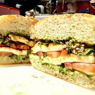 Balsamic Glazed Caprese Ciabatta  (V)